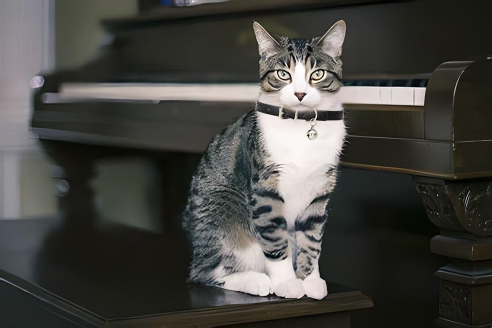 Pink Leather Cat Collar with Bell A445545