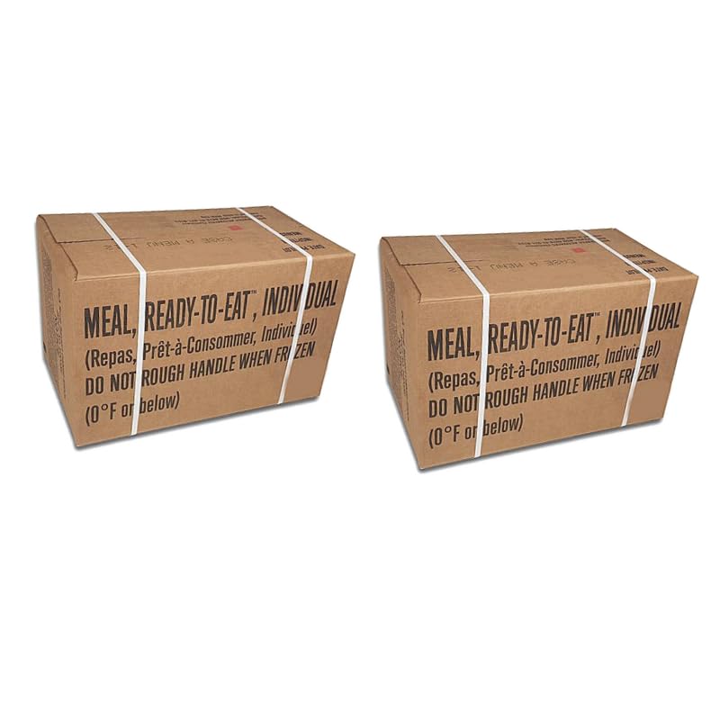 MRE Meals Ready to Eat A and B Bundle Cases Emergency Food P99702