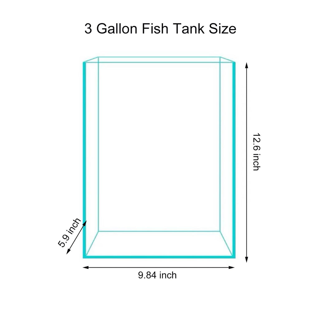 3 Gallon Glass Fish Tank G30844