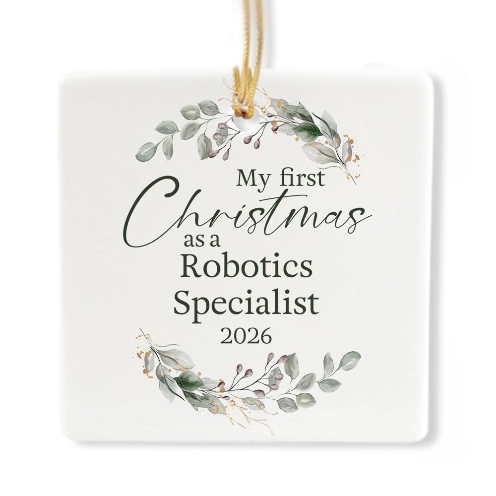 Ceramic 3-inch Square Ornament J57234