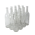 750ml Clear Glass Wine Bottles 12-Bottle Case I233431