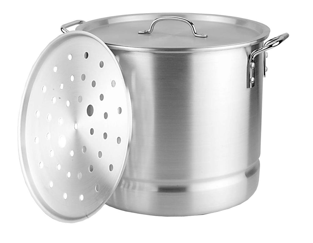 Aluminum Stock Pot with Steamer 16 quart Z9602