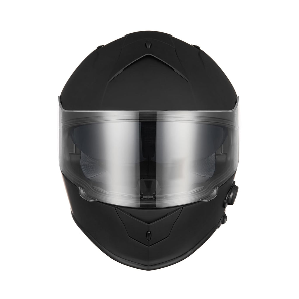 Bluetooth Integrated Full Face Motorcycle Helmet with Dual Visor T5324
