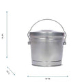Galvanized Trash Can with Lid B566