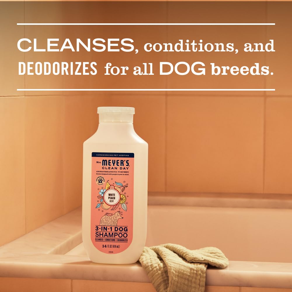 Dog Shampoo White Peach Scent 14oz R5736