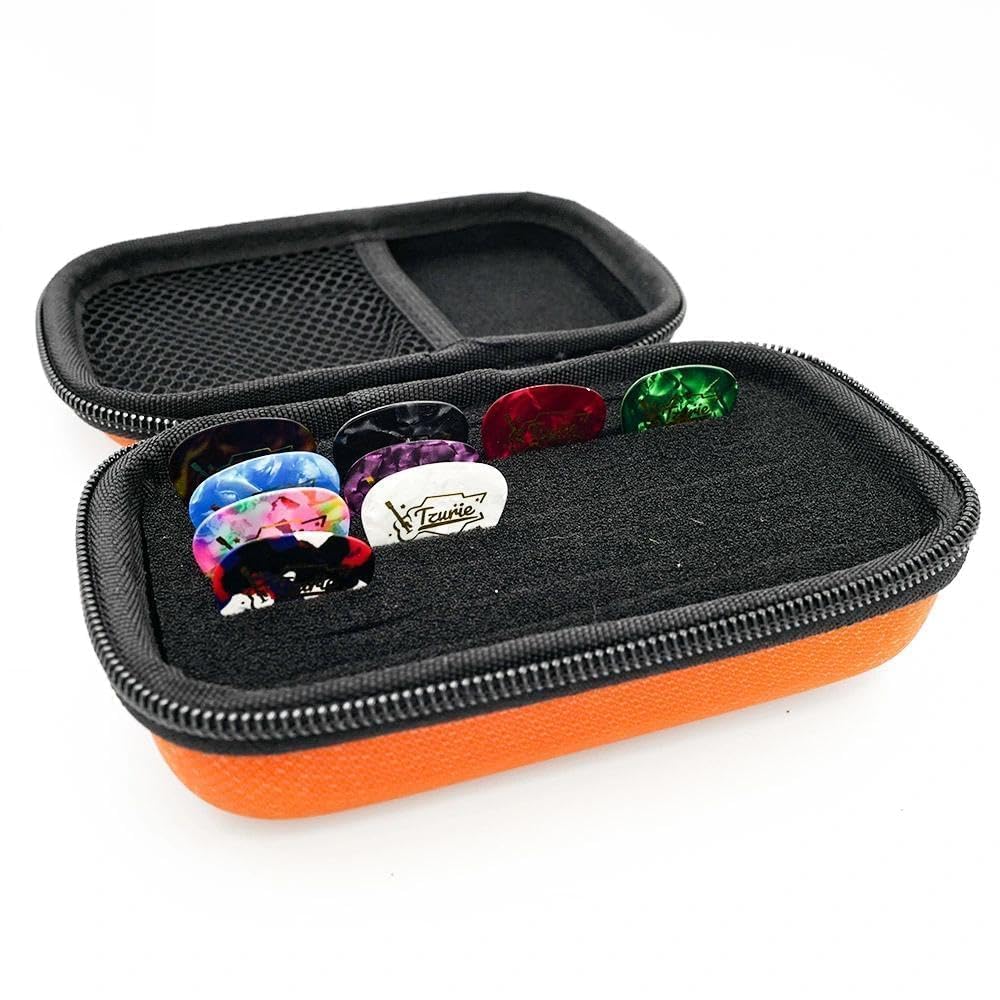 Guitar Pick Case Set with 9 Celluloid Guitar Picks O861