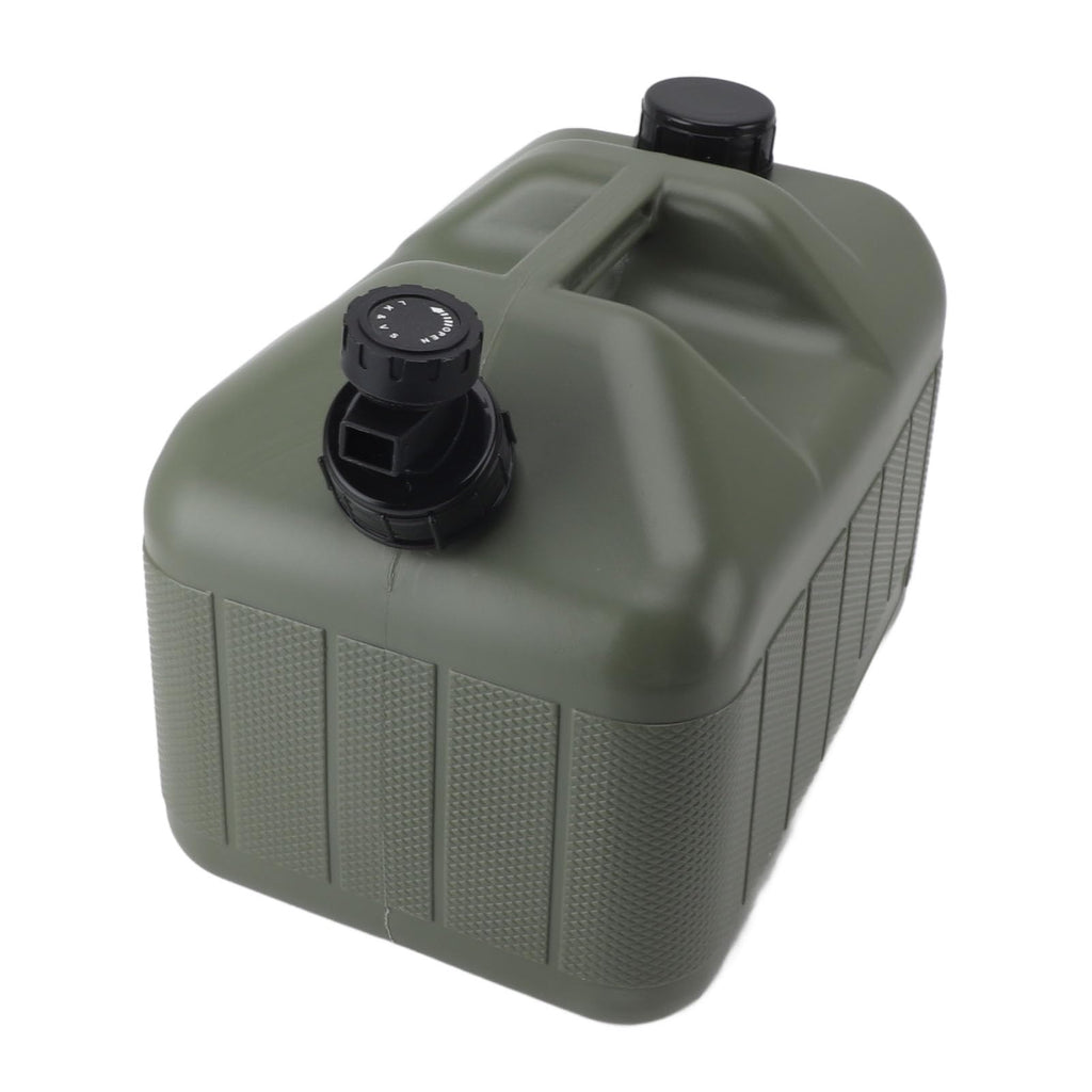 Portable 10L Green Water Storage Jug with Faucet W99073