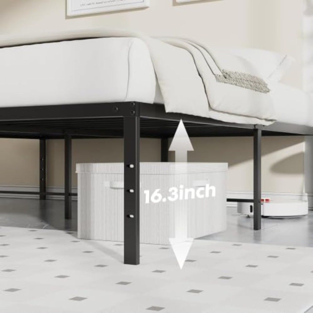 Queen 18 Inch Metal Platform Bed Frame O727