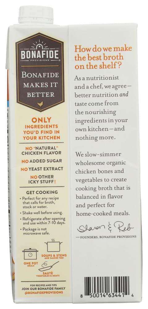 Organic Chicken Broth 32 fl oz B8750