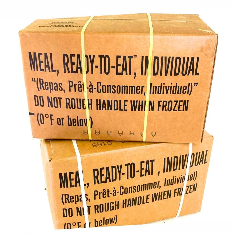 MRE Meals Ready to Eat A and B Bundle Cases Emergency Food P99702