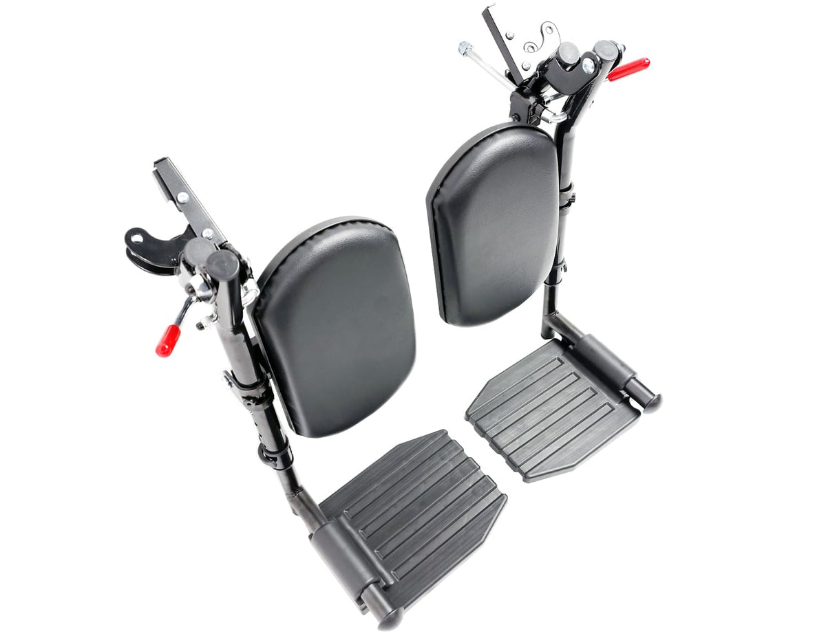 Black Padded Wheelchair Elevating Leg Rest T445942