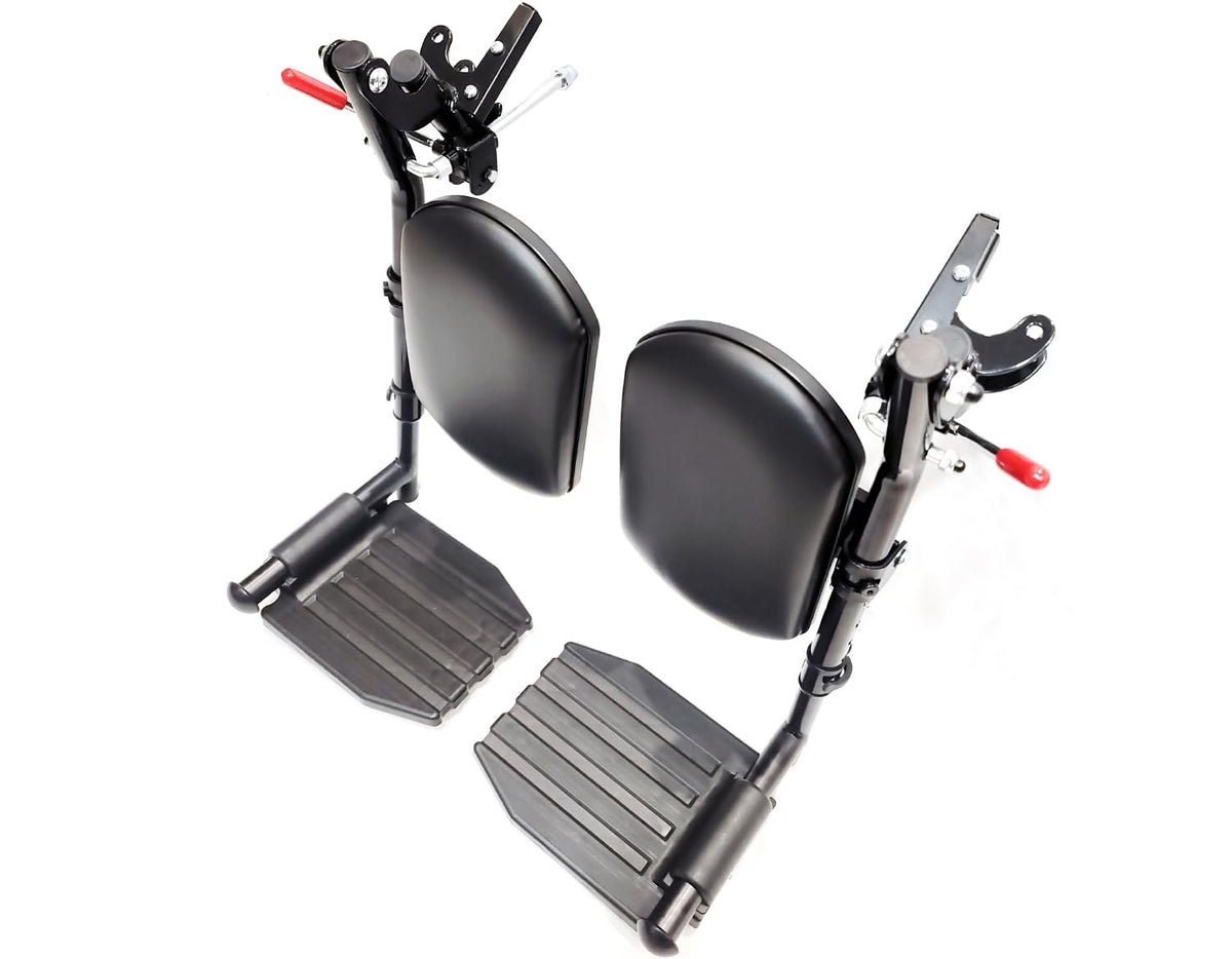 Black Padded Wheelchair Elevating Leg Rest T445942