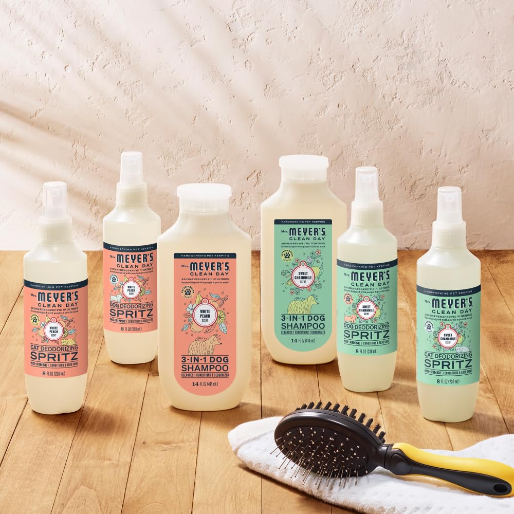 Dog Shampoo White Peach Scent 14oz R5736