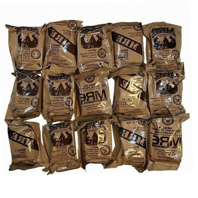 Military Meals Ready to Eat 24 Full Food Packs Rations Z426575