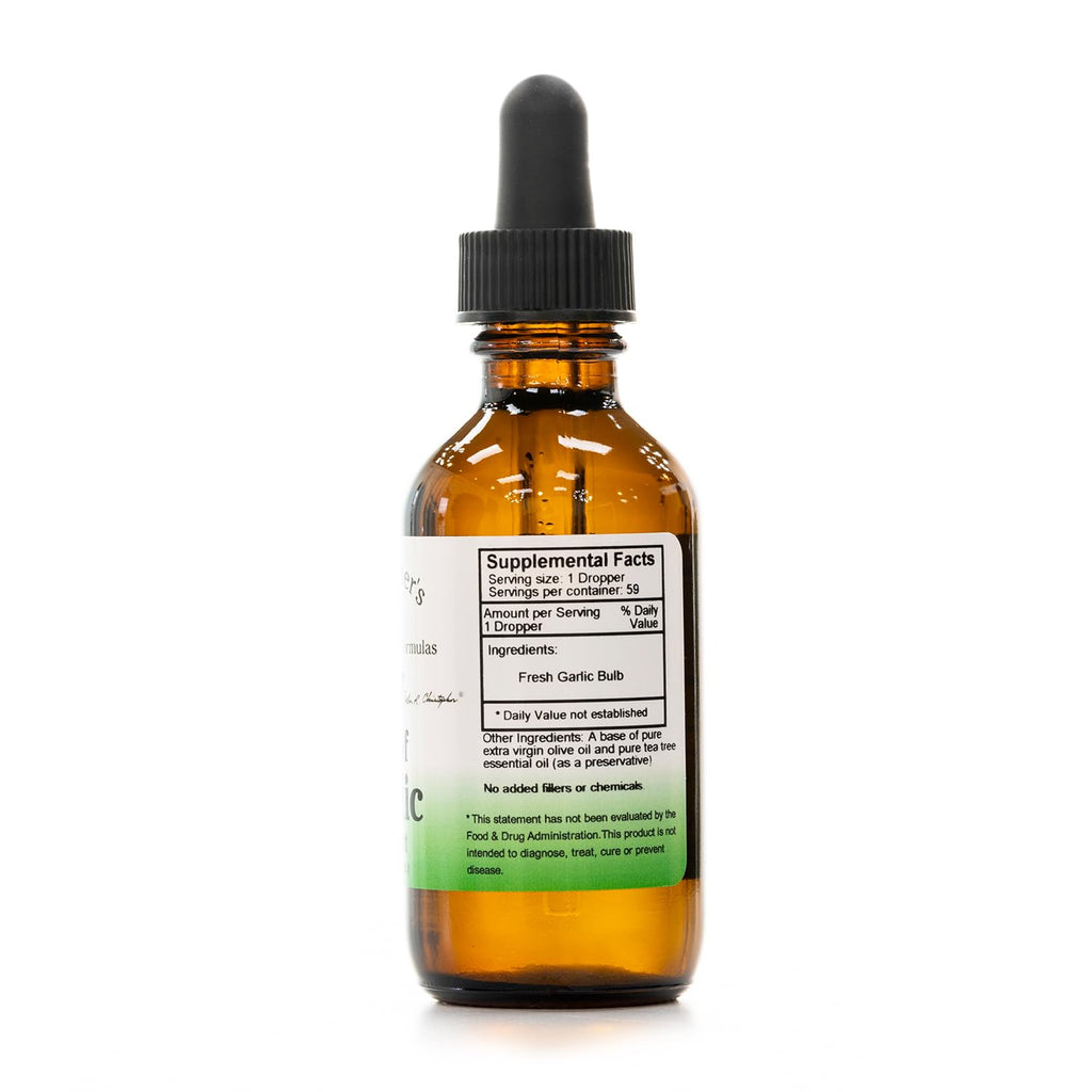 Garlic Oil Extract 2 oz Herbal Supplement T7990