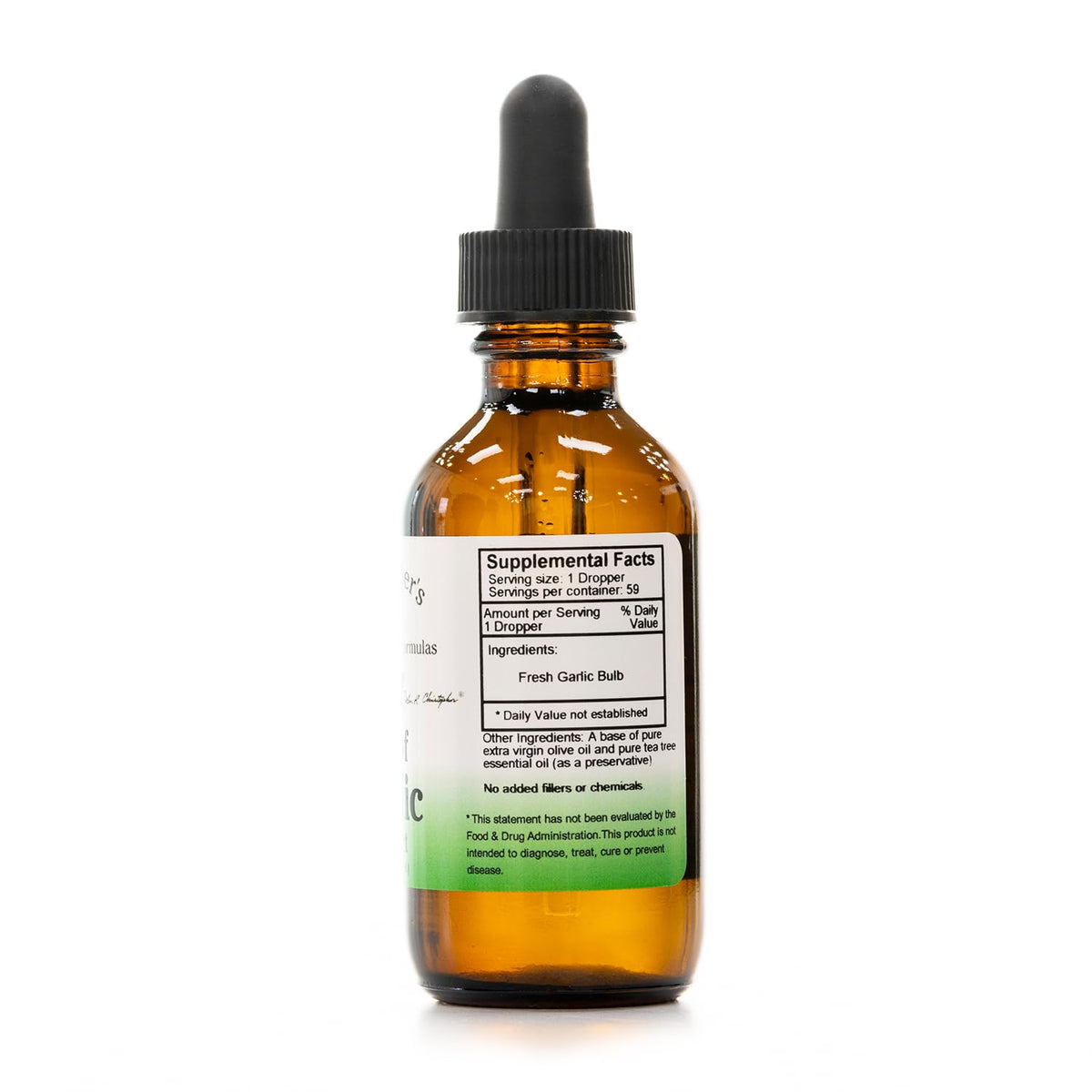 Garlic Oil Extract 2 oz Herbal Supplement T7990