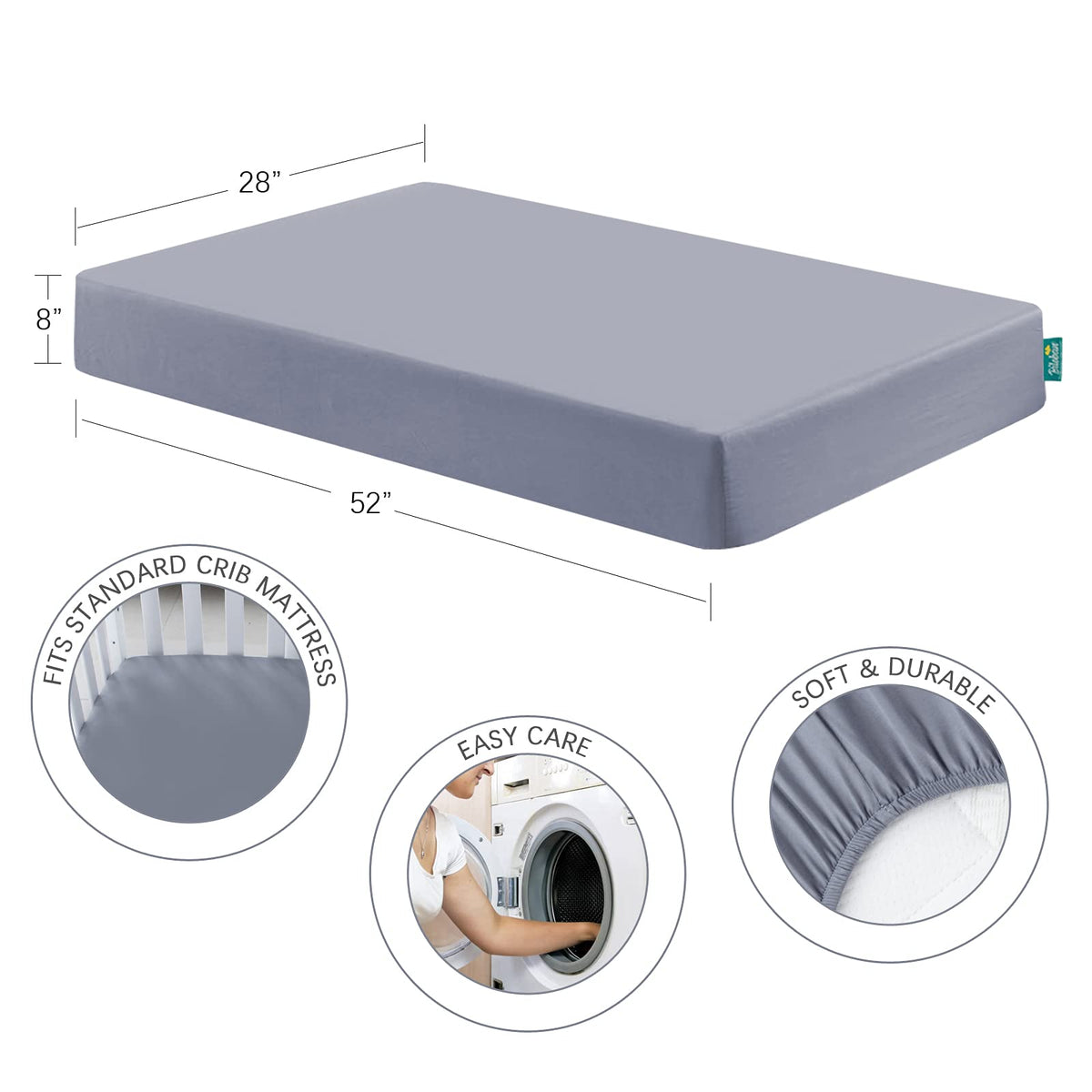 3-Piece Microfiber Toddler Sheet Set V996