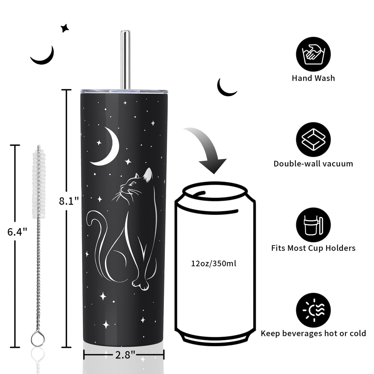 20oz Stainless Steel Insulated Tumbler P58406