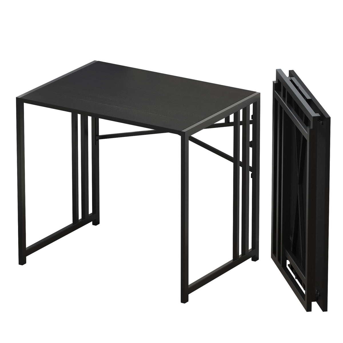 Folding Computer Desk 32 inch Black V264