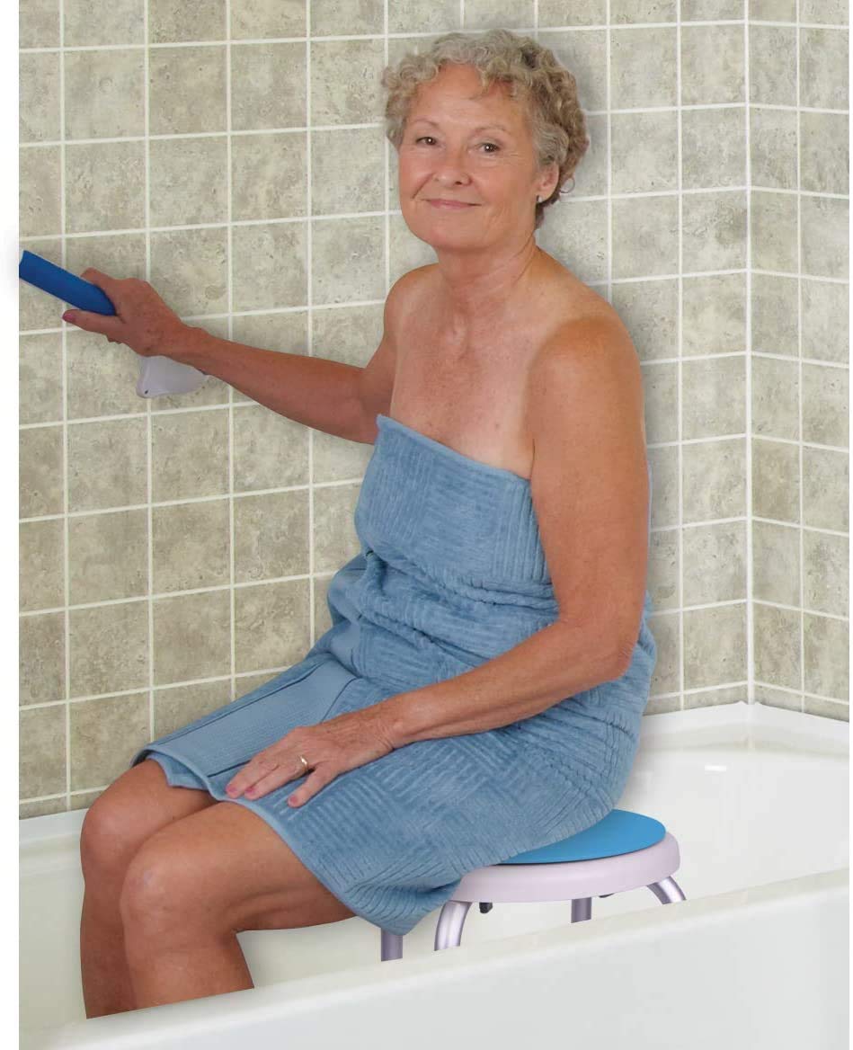 Swivel Shower Stool With Padded Seat R641536