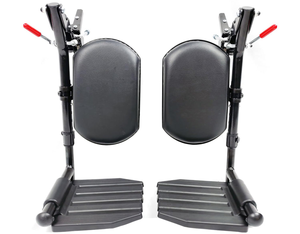 Black Padded Wheelchair Elevating Leg Rest T445942