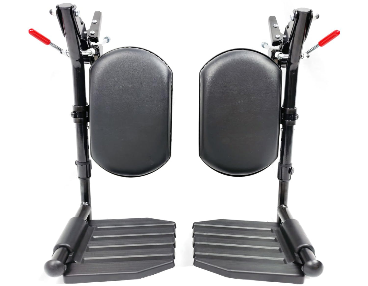 Black Padded Wheelchair Elevating Leg Rest T445942