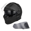 Bluetooth Integrated Full Face Motorcycle Helmet with Dual Visor T5324