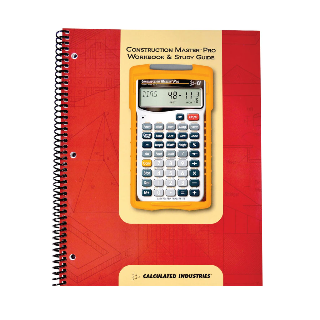 Construction Master Pro Calculator and Workbook A8799