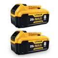 20V MAX 8Ah Lithium Ion Replacement Battery 2-Pack N30194