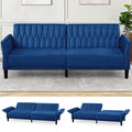 Blue Velvet Sofa Bed Z601