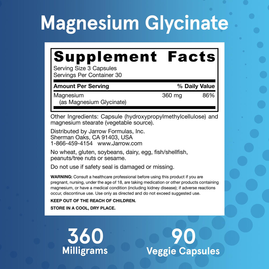 Magnesium Glycinate 90 Capsules C4446