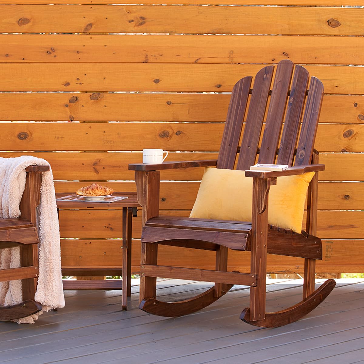 Oak Wood Rocking Chair P589
