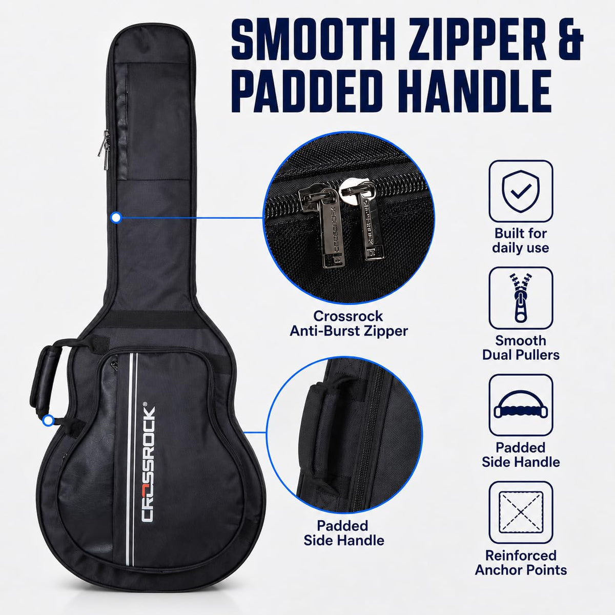 6-String Semi-Hollow Electric Guitar Gig Bag D5671