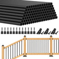 26" Black Aluminum Deck Balusters 120 Pack A309416