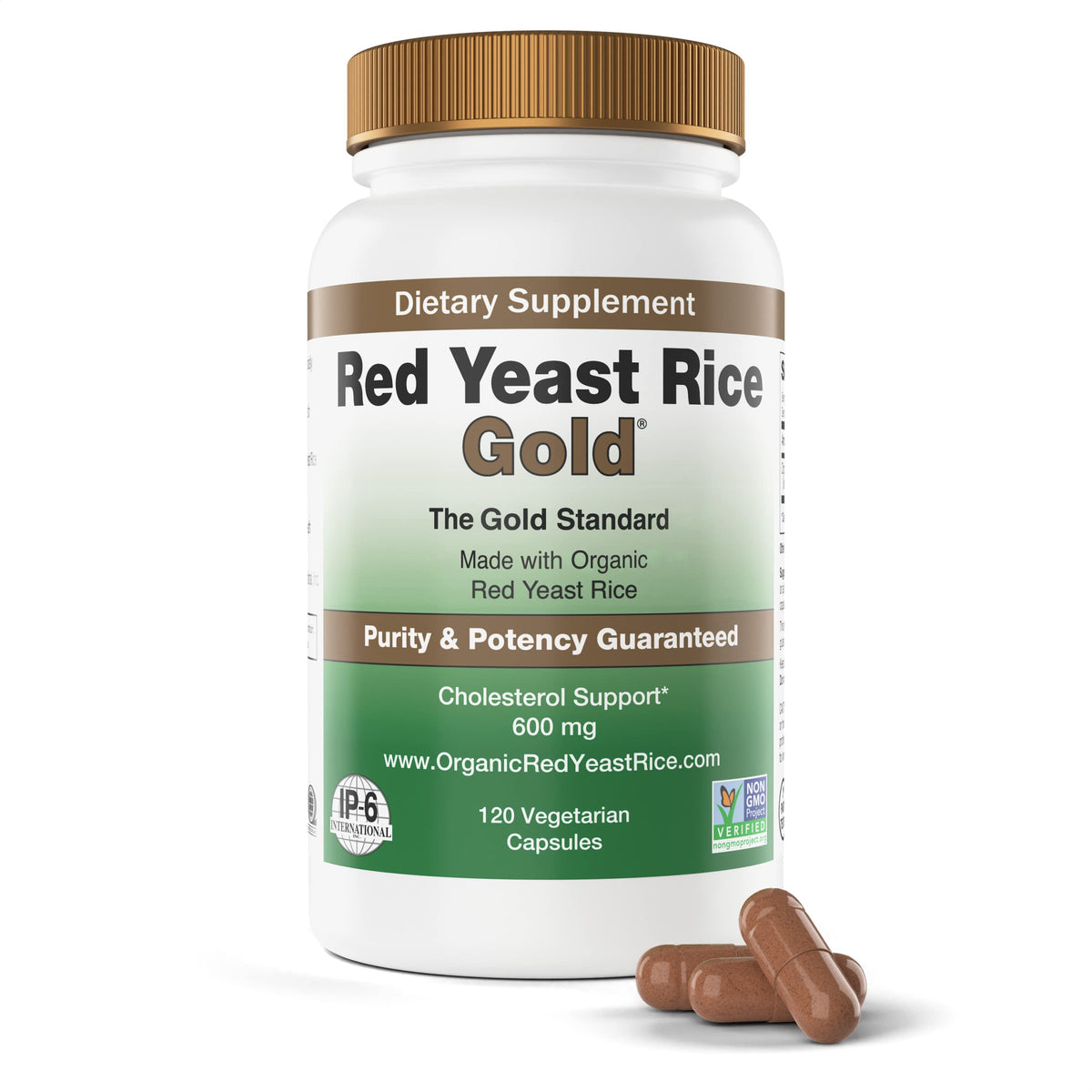 Red Yeast Rice 1200 mg 120 Capsules J379557