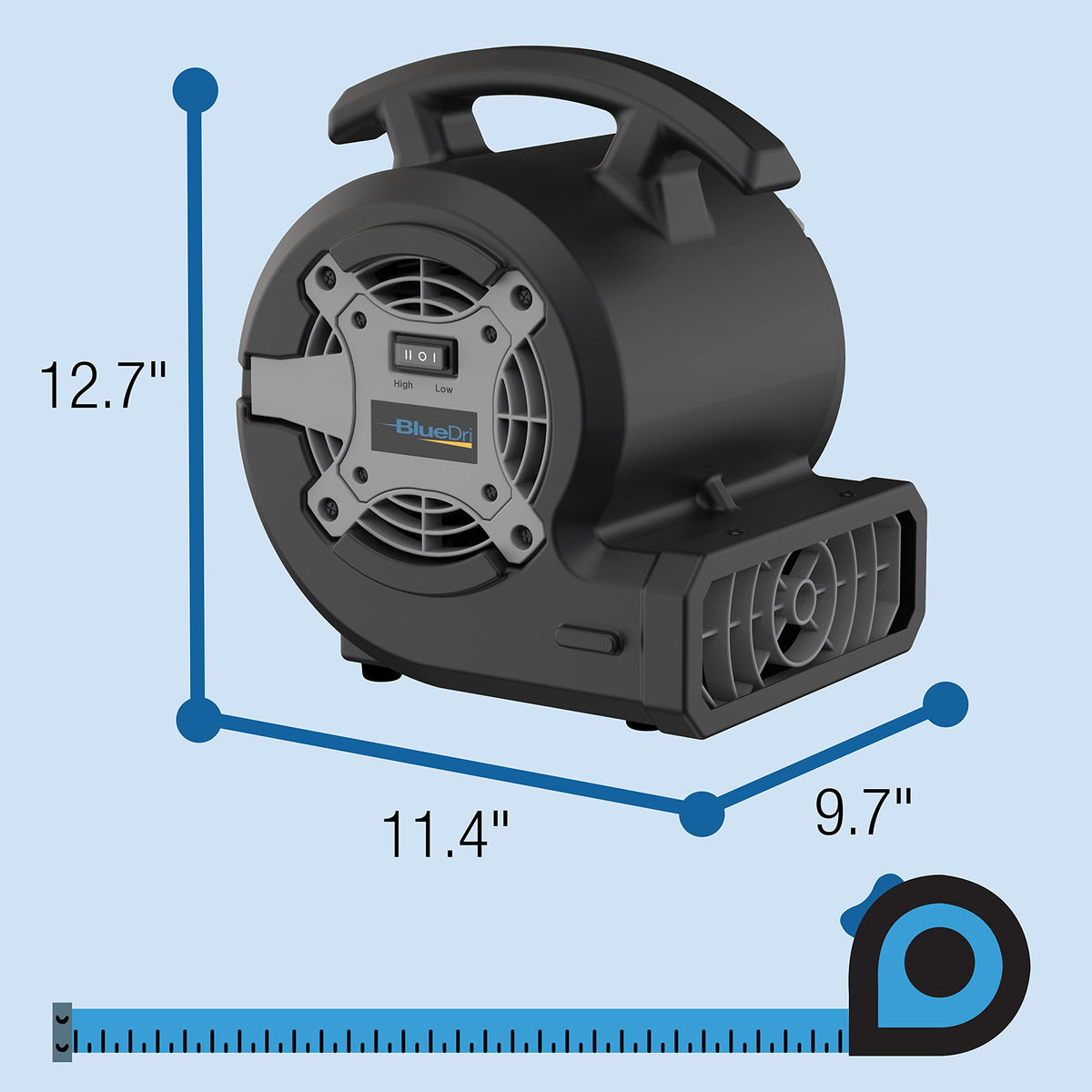 1/8 HP Portable Air Mover Utility Fan K768