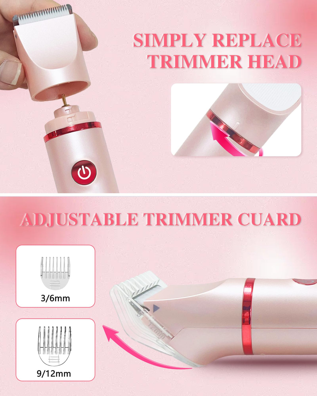 3-in-1 Rechargeable Waterproof Bikini Trimmer N32260