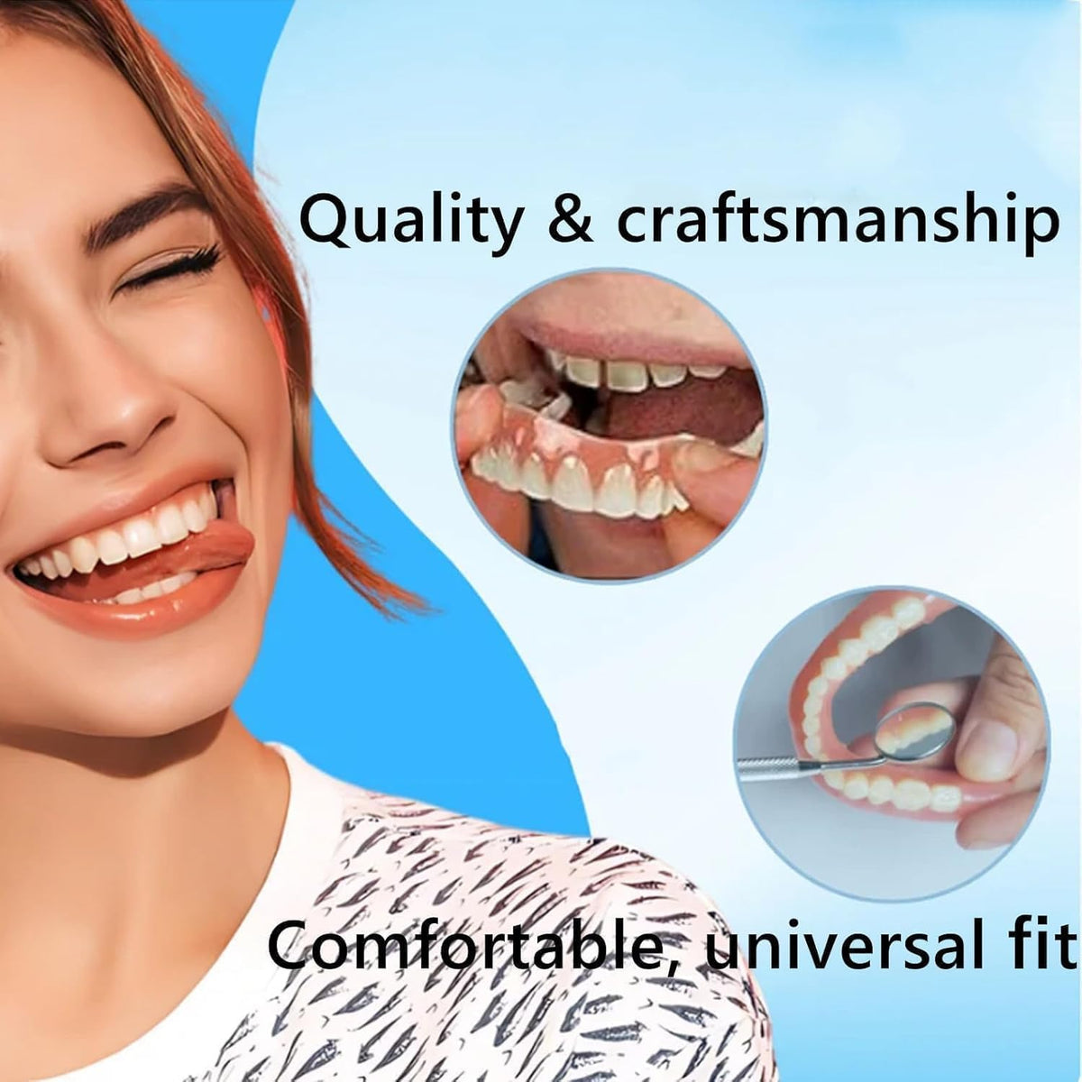 Upper and Lower Silicone Denture Set (2pcs) Z767