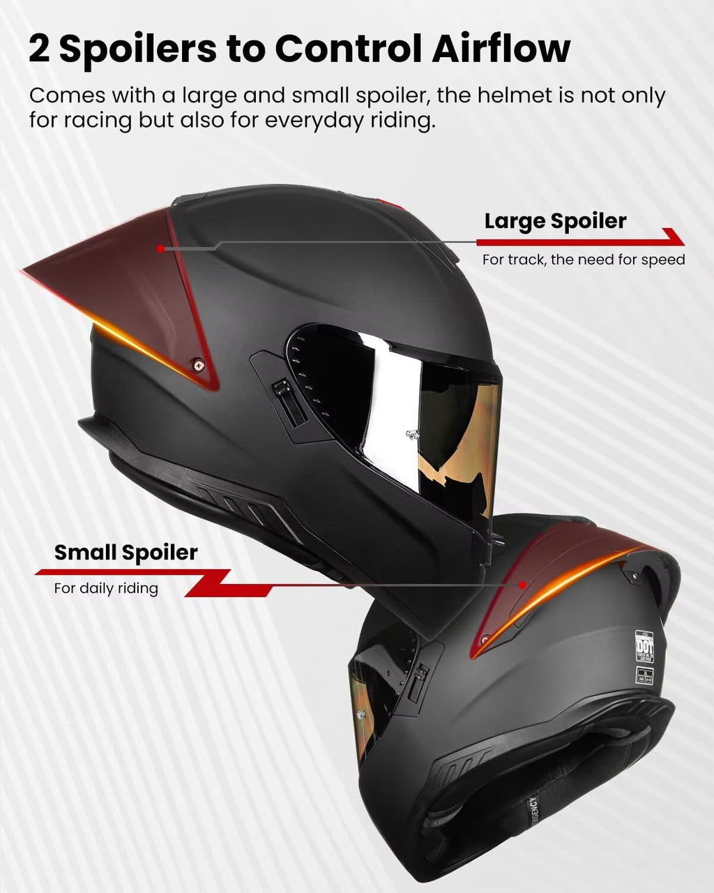 Full Face Motorcycle Helmet DOT L280085