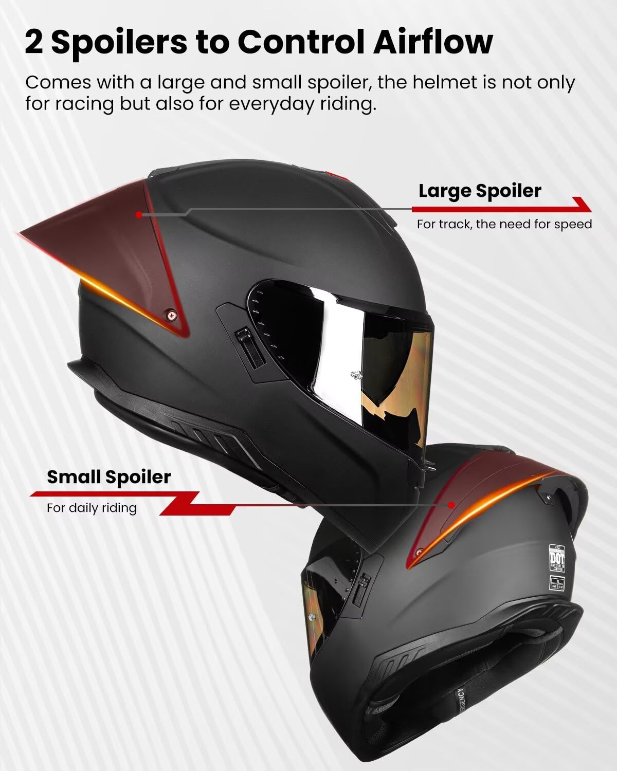 Full Face Motorcycle Helmet DOT L280085