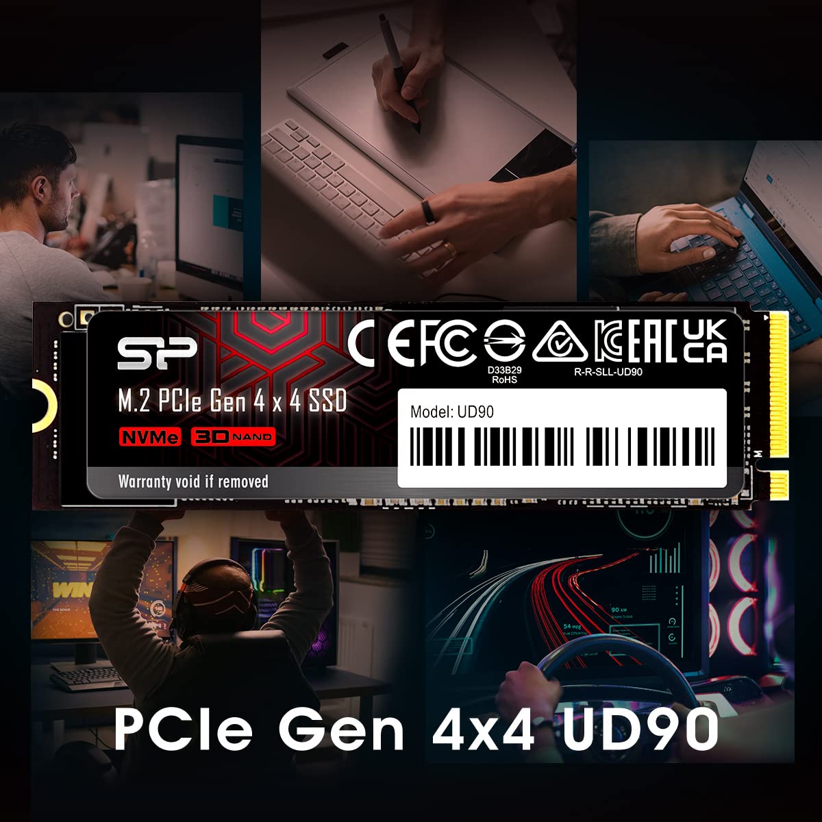 4TB NVMe 4.0 Gen4 PCIe M.2 SSD H2430