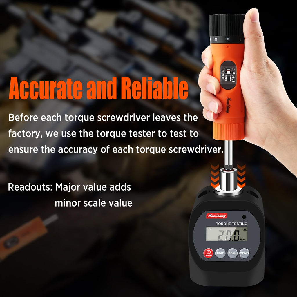 36Pcs Torque Screwdriver Wrench Set with 29 S2 Bits W9342