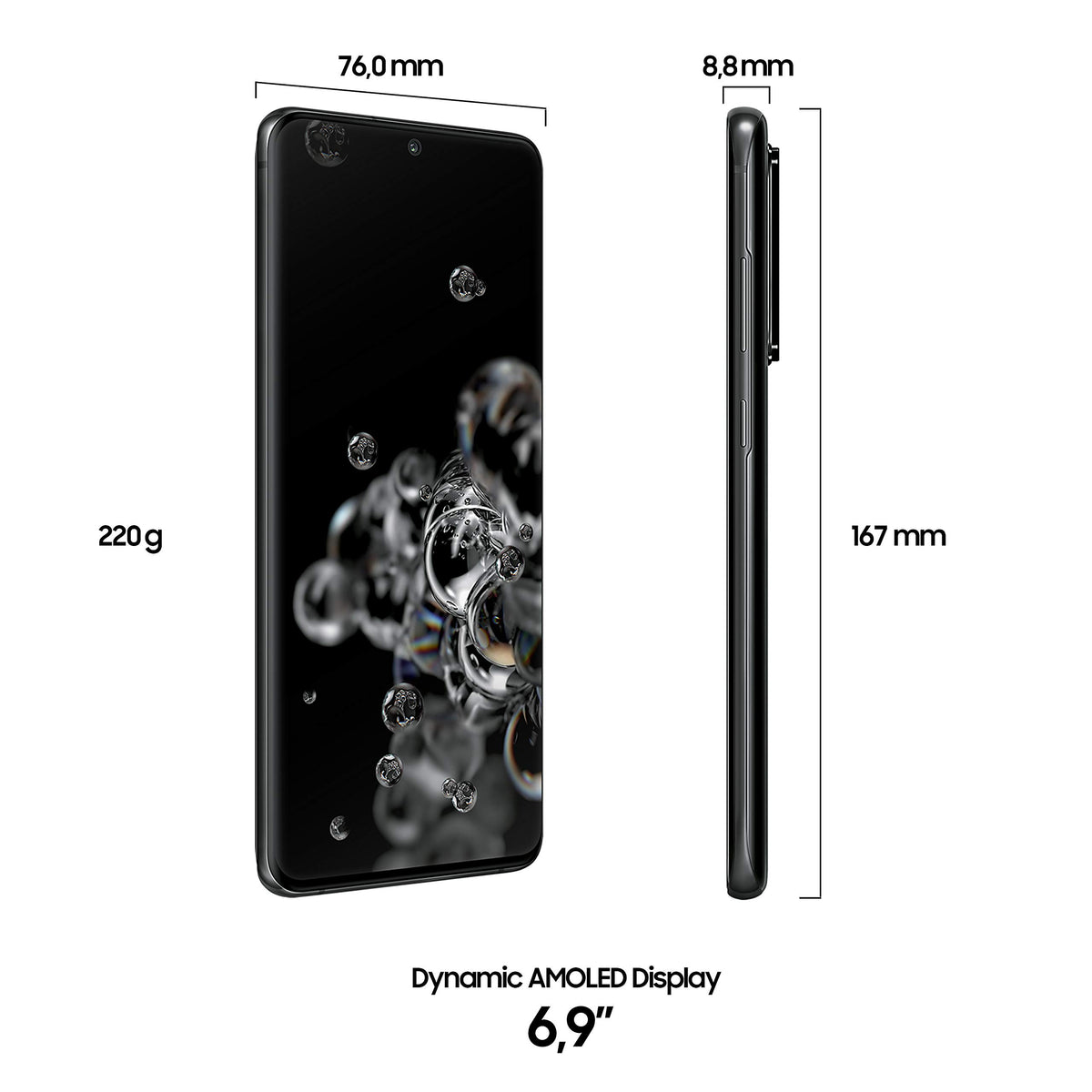 128GB Cosmic Black Unlocked Smartphone Y10000