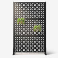72" Decorative Metal Outdoor Privacy Fence Screen R947