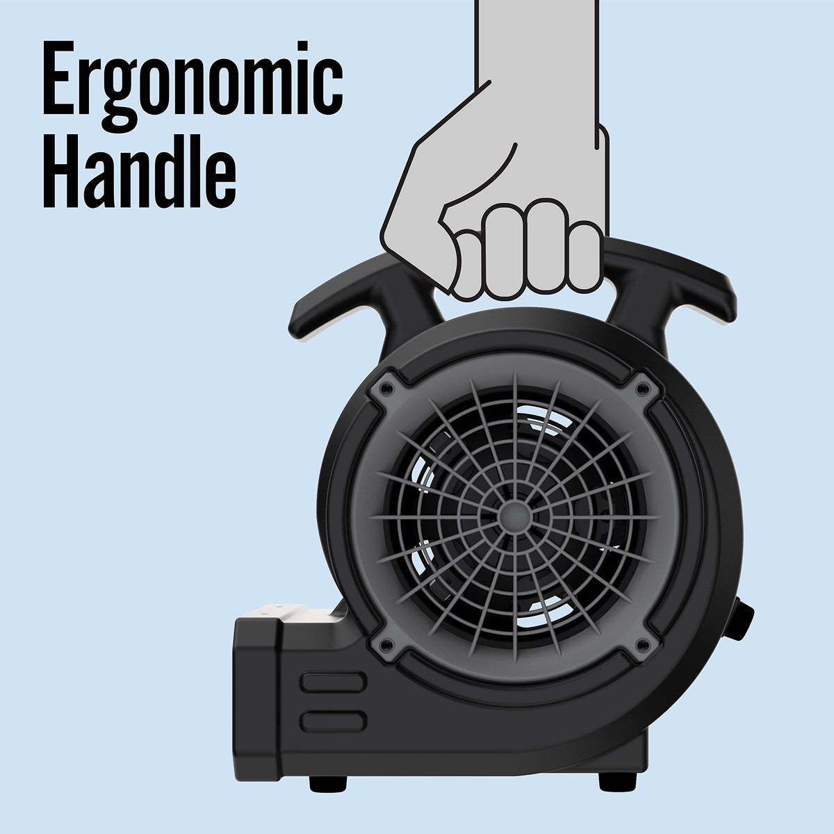 1/8 HP Portable Air Mover Utility Fan K768