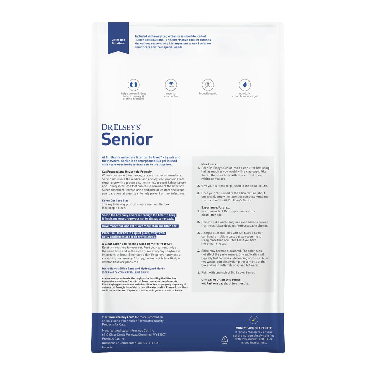Senior Cat Litter 8lbs I224