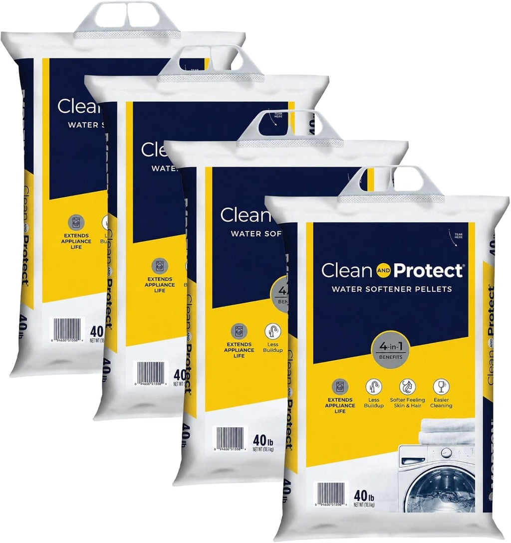 Water Softener Salt Pellets 40 lb Pack of 4 B680