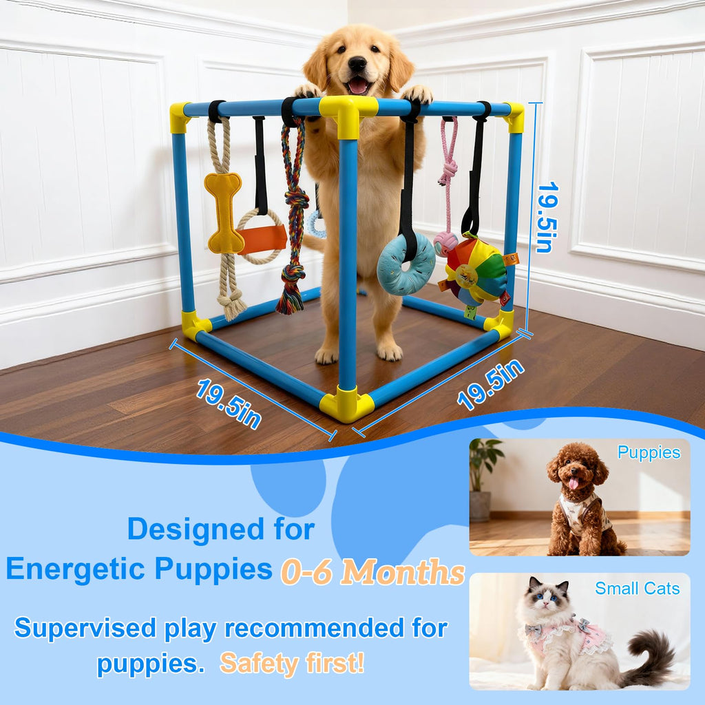 Puppy Play Gym with 8 Hanging Toys X6425
