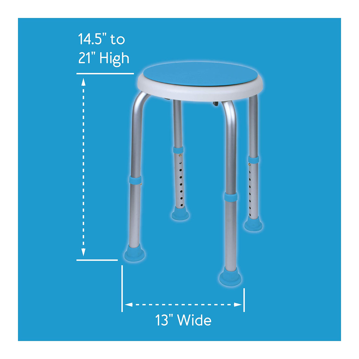 Swivel Shower Stool With Padded Seat R641536
