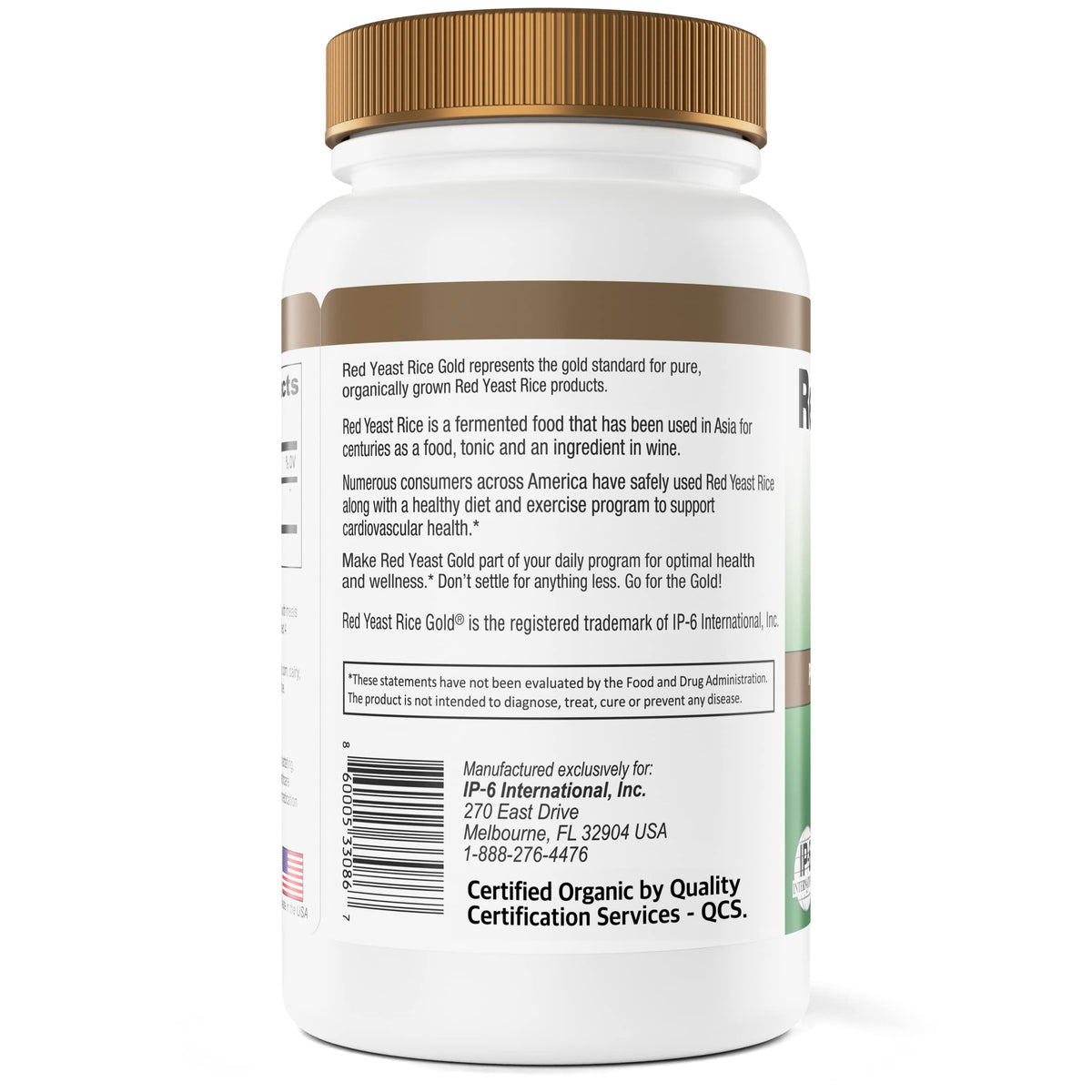 Red Yeast Rice 1200 mg 120 Capsules J379557